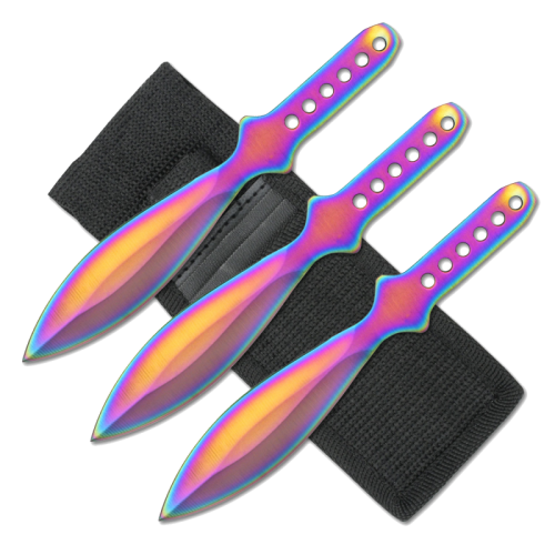 6" BLADESUSA - COUTEAUX DE LANCER - JEU DE 3