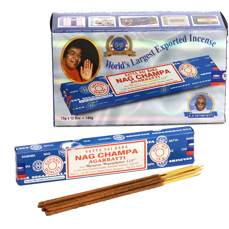 (12x) 15G ENCENS SATYA - NAG CHAMPA