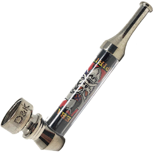 100mm metal pipe - Long mouthpiece