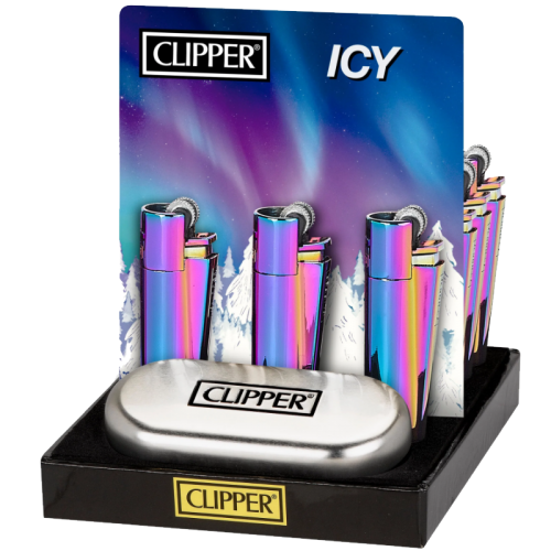 (12x) CLIPPER TORCHES - ICY COLORS
