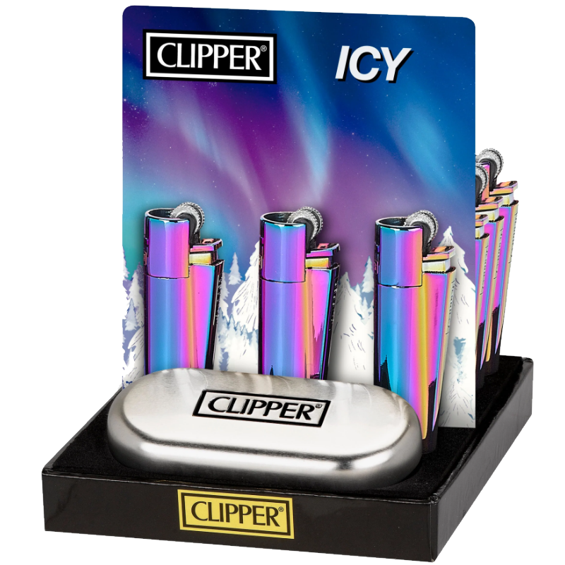 (12x) CLIPPER TORCHES - ICY COLORS