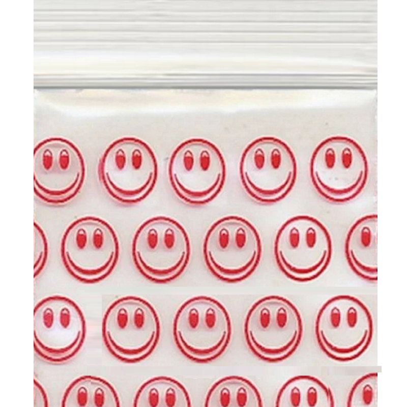 (1000x) Apple Bag - Happy Face RED