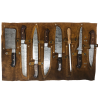 HAND FORGED DAMASCUS STEEL PAKISTANI KITCHEN KNIFE SET