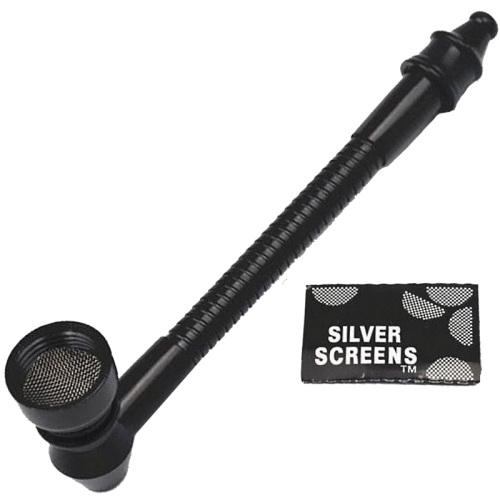 14CM Long Flexible Metal pipe on a blister card with screen