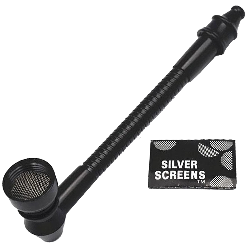 14CM Long Flexible Metal pipe on a blister card with screen