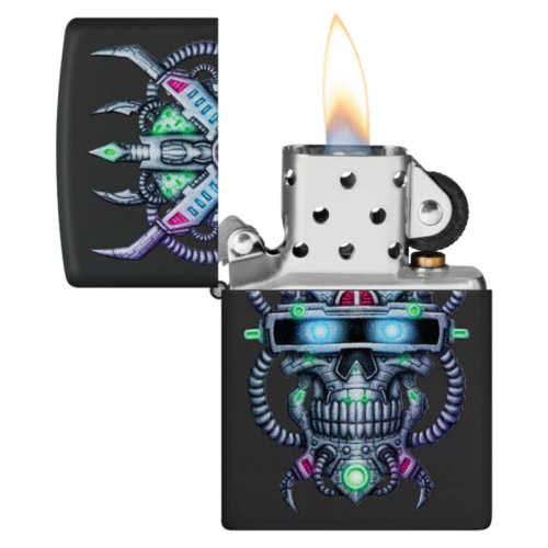 ZIPPO CONCEPTION CYBER CRÂNE