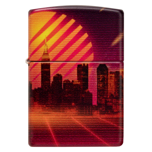 ZIPPO CYBER CITY DESIGN