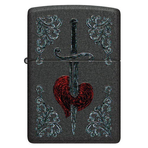 ZIPPO CONCEPTION TATTOO COEUR ET DAGUE