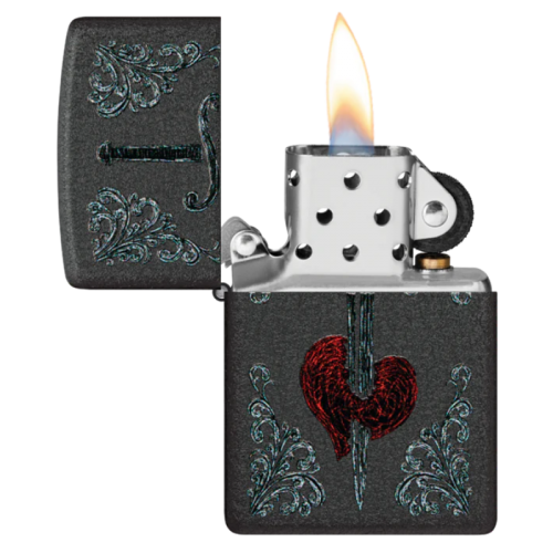 ZIPPO CONCEPTION TATTOO COEUR ET DAGUE