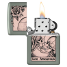 ZIPPO DEATH KISS DESIGN