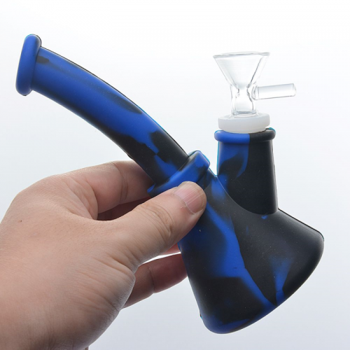 6.5" SILI MINI BEAKER BONG