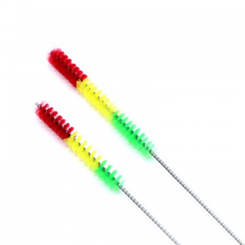 6" Water Pipe Cleaning Brushes tri-colour