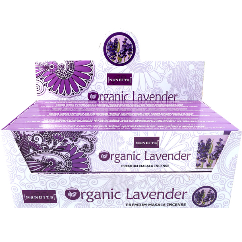 (12x) 15G Encens Nandita Organic Lavender