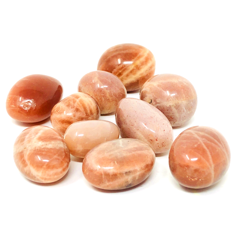 ORANGE MOONSTONE TUMBLED