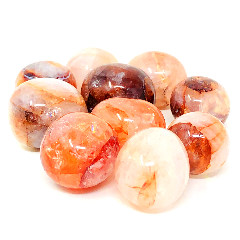 RED FLOWER QUARTZ TUMBLED