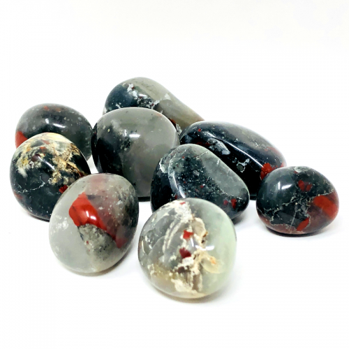 AFRICAN BLOOD STONE TUMBLED