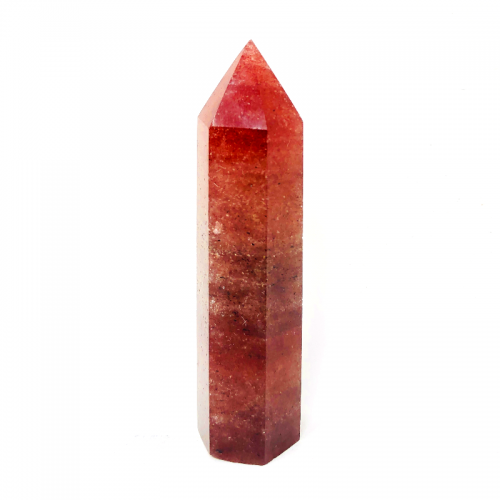 STRAWBERRY QUARTZ POINT