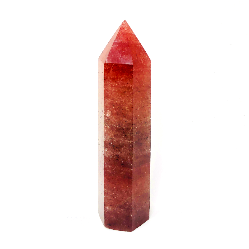 STRAWBERRY QUARTZ POINT