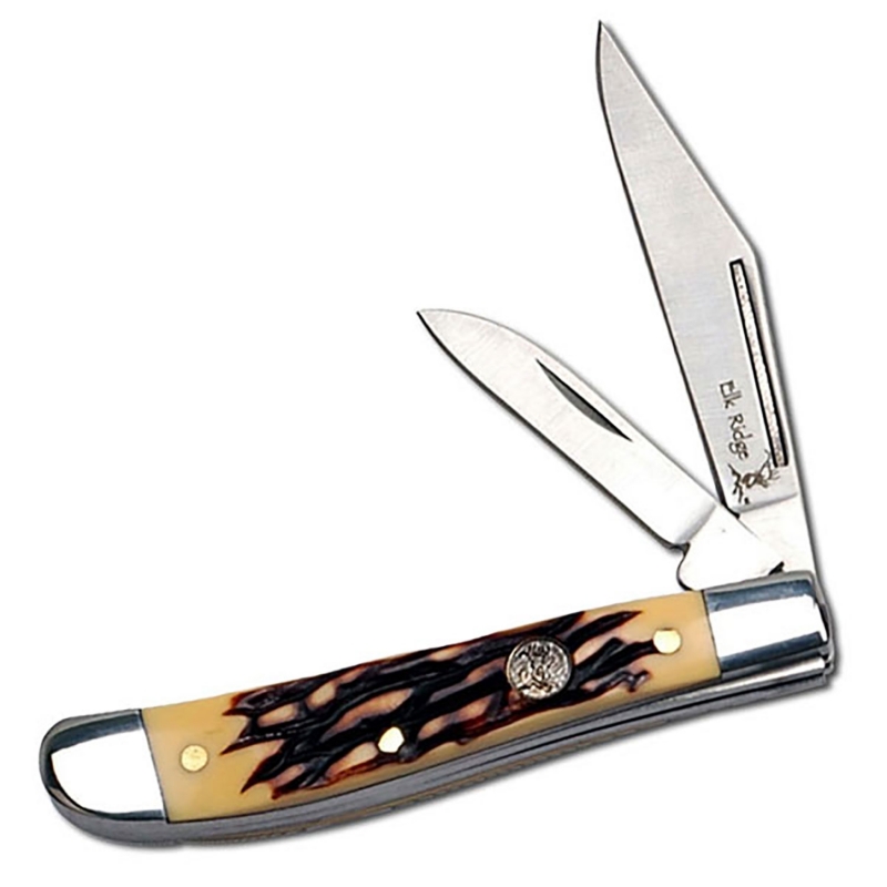 ELK RIDGE - FOLDING KNIFE - GENTLEMAN'S KNIFE - TRAPPER