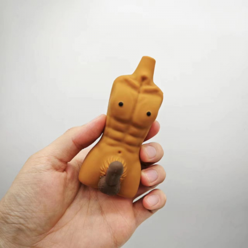11cm NAKED MEN SILICONE PIPE