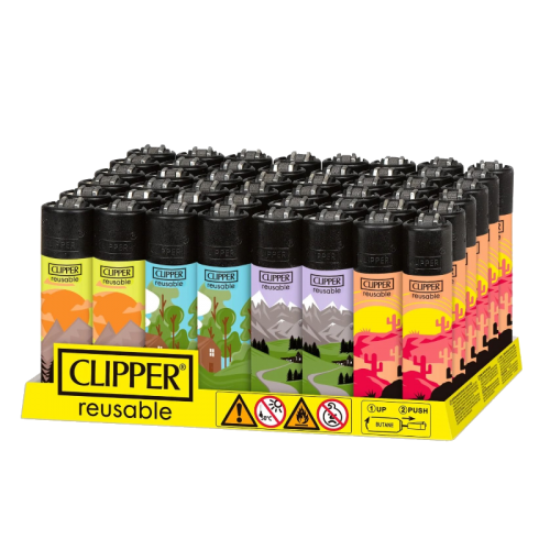 (48x) CLIPPER LIGHTER - TRAVELERS