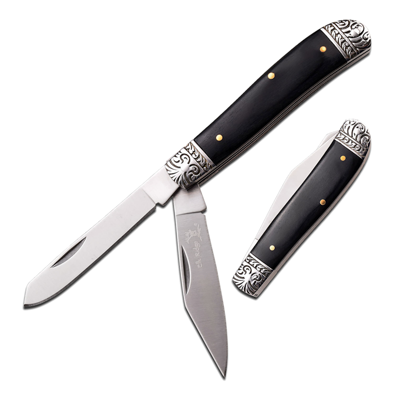 6.25" ELK RIDGE - COUTEAU PLIANT - COUTEAU DE GENTLEMAN - TRAPPEUR