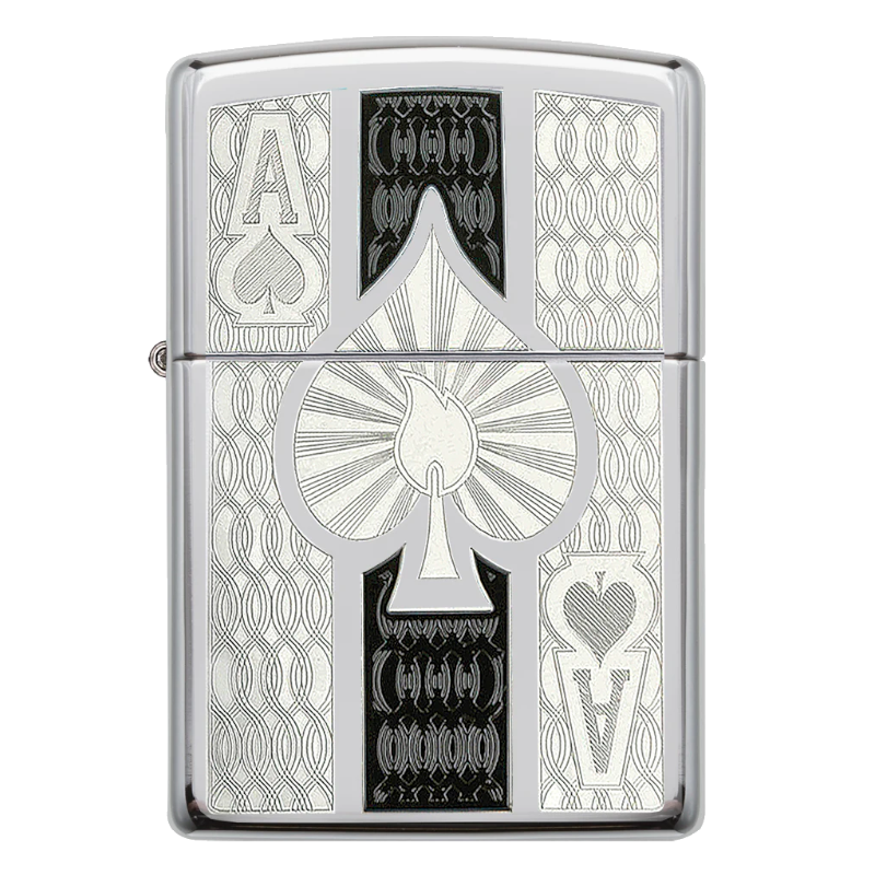 ZIPPO INTRICATE ACE DESIGN