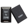 ZIPPO CAN'T FIX STUPID DESIGN