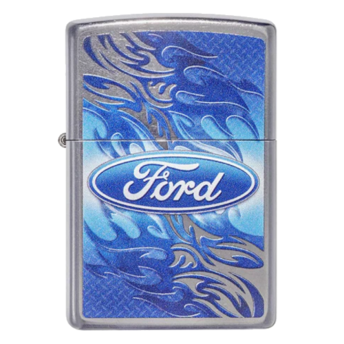 ZIPPO FORD STREET CHROME DESIGN