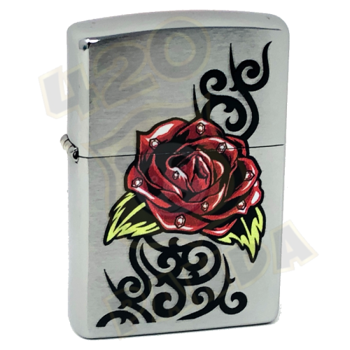 ZIPPO CONCEPTION TATOUAGE DE ROSE