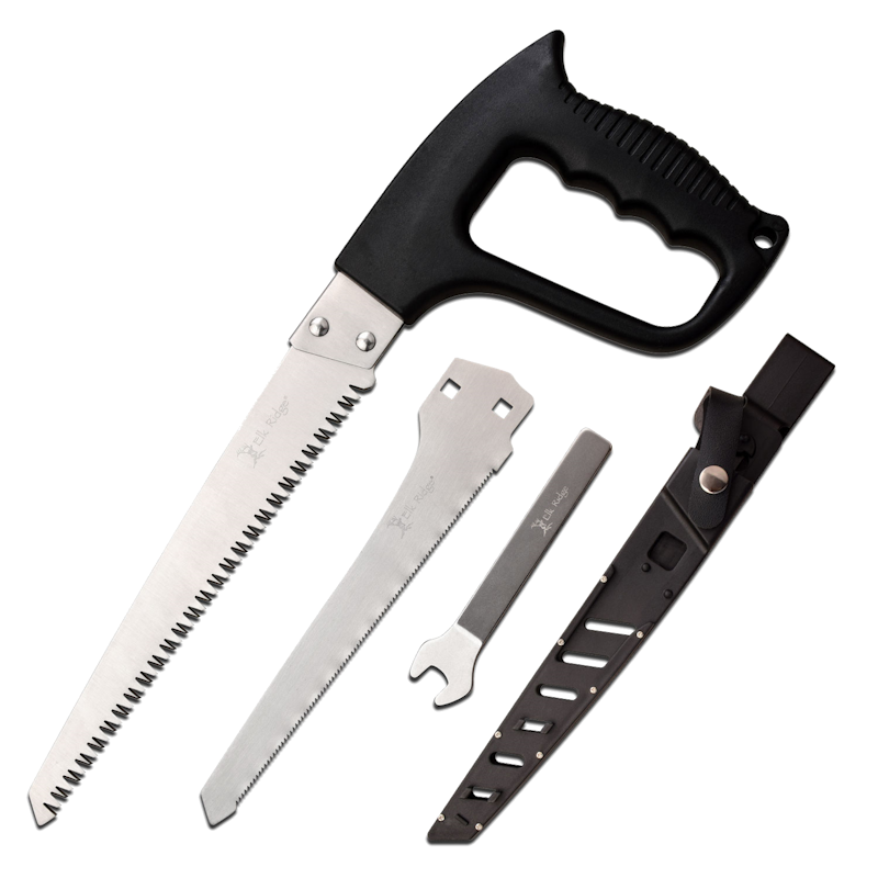 14" ELK RIDGE - HAND SAW WITH WRENCH AND EXTRA BLADE