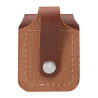 ( BROWN ) ZIPPO LEATHER POUCH WITH BELT LOOP