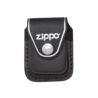 ( NOIR ) ZIPPO POCHETTE EN CUIR AVEC CLIP