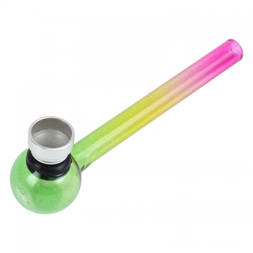 5" glass rasta pipe