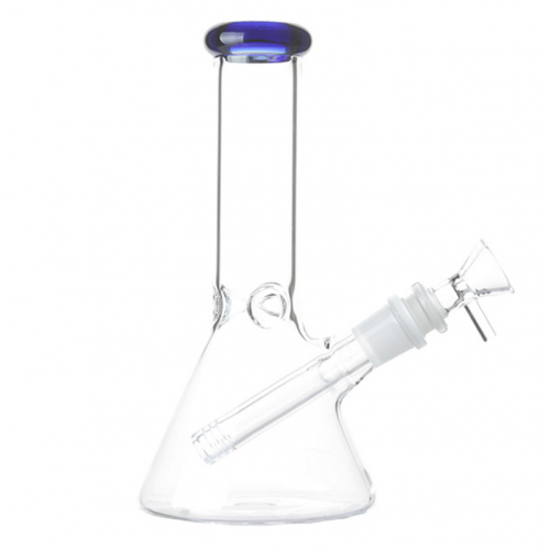 8" Beaker glass bong