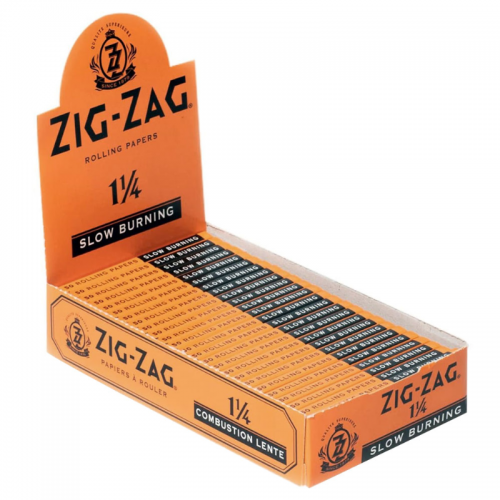 PAPIER ZIG ZAG ORANGE 1 1/4