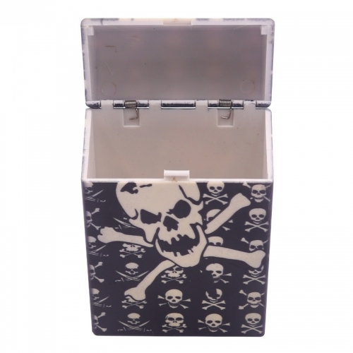 BOITIER À CIGARETTE DE CRÂNE