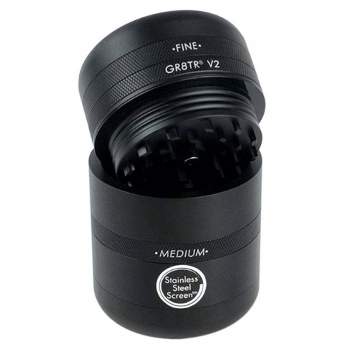 2.125″ KANNASTÖR GR8TR V2 SERIES GRINDER WITH SOLID SCREEN CHAMBER AND STAINLESS EASY CHANGE SCREEN