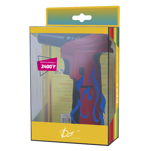 DUCO SINGLE TORCH FLAME - RUBBERIZED BODY WITH ROTATING HEAD