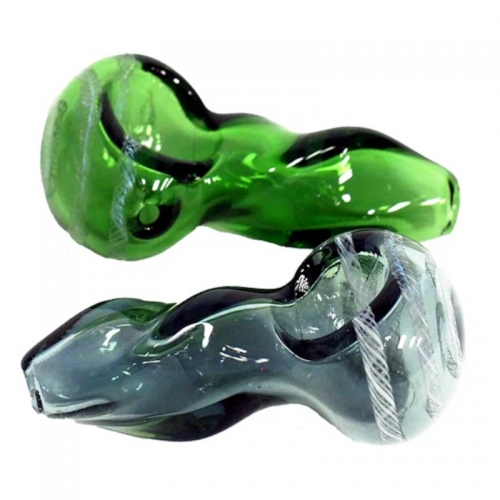 2.5" PIPE EN VERRE TORSADÉE