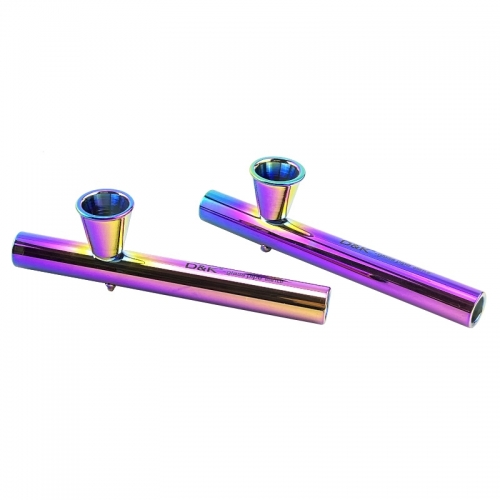 120mm GLASS PIPE ON BLISTER CARD WITH SCREENS (x5)