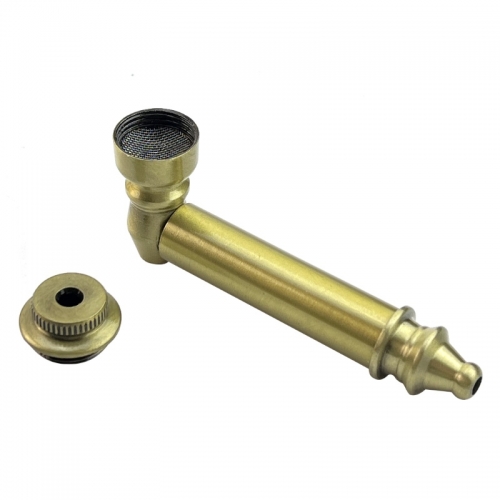 85mm METAL PIPE ON BLISTER CARD WITH SCREENS (x5)