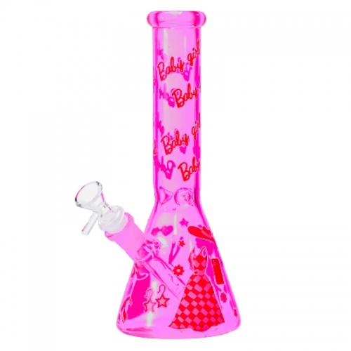 10" 4mm BARBIE BEAKER BONG
