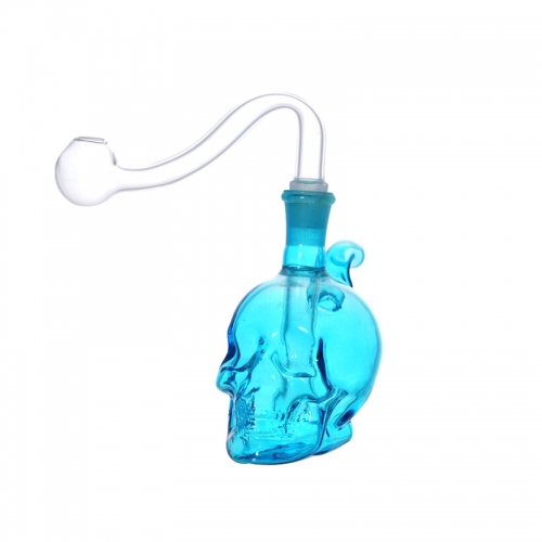 3" MINI SKULL OIL GLASS PIPE
