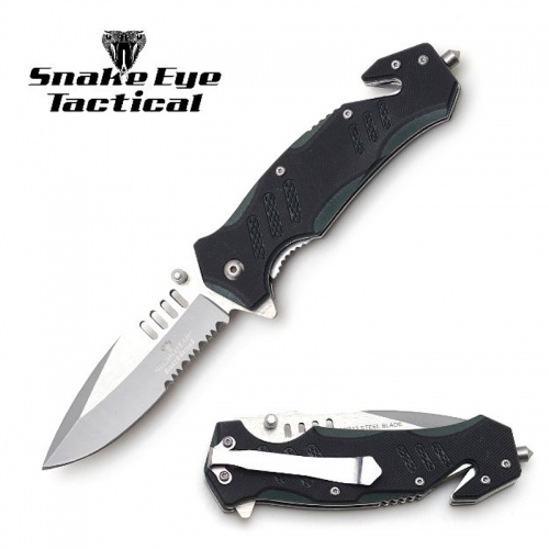8" SNAKE EYE TACTICAL FOLDING KNIFE