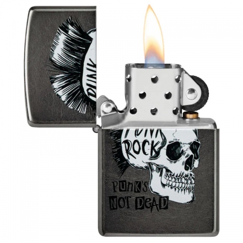 ZIPPO CONCEPTION CRÂNE PUNK ROCK