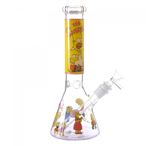 10" SIMPSONS GLASS BONG