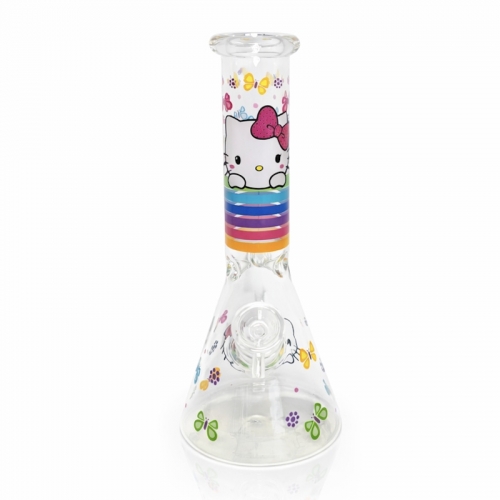 10" BONG BEAKER EN VERRE HELLO KITTY