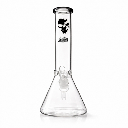 12" Fantom bent neck beaker glass bong
