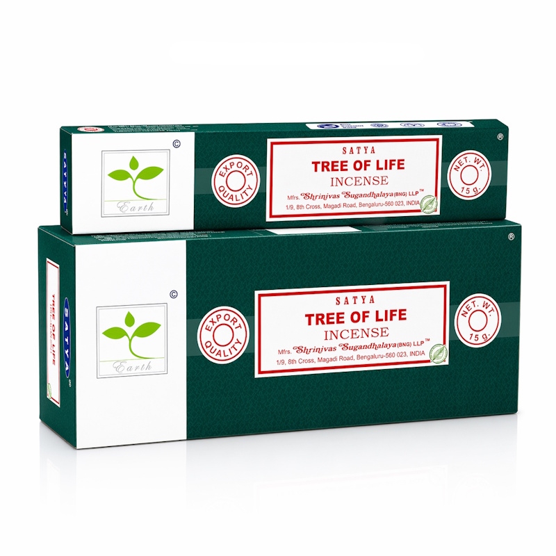 (6x) 15G SATYA INCENSE EARTH - TREE OF LIFE